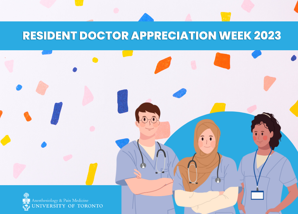 Help us celebrate Resident Doctor Appreciation Week 2023 Department